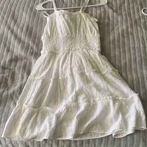 White Sim and sam dress
